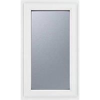 Crystal Left-Handed Obscure Triple-Glazed Casement White uPVC Window 610mm x 1190mm (147JM)