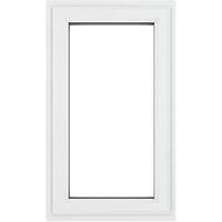 Crystal Left-Hand Opening Clear Triple-Glazed Casement White uPVC Window 610mm x 1190mm (528JM)