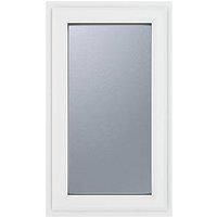 Crystal Right-Handed Obscure Triple-Glazed Casement White uPVC Window 610mm x 1115mm (520JM)