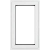 Crystal Right-Hand Opening Clear Triple-Glazed Casement White uPVC Window 610mm x 820mm (124JM)