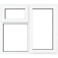 Crystal Right-Hand Opening Clear Triple-Glazed Casement White uPVC Window 1190mm x 1040mm (546JM)