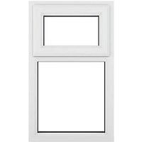 Crystal Top Opening Clear Triple-Glazed Casement White uPVC Window 610mm x 965mm (559JM)