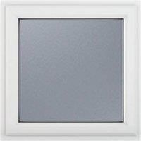 Crystal Top Opening Obscure Triple-Glazed Casement White uPVC Window 610mm x 610mm (548JM)