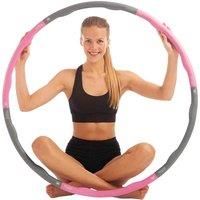 Weighted Hula Hoop Fitness Exercise Abs 1.2kg 1.5kg Foam Padded Workout Hoop New