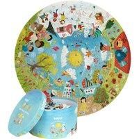 Seasons Jigsaw Puzzle for Kids Puzzles Age 5-8 Year Olds - 150 Piece Jigsaw from 100% Recycled Card - Round Jigsaw Puzzles for Children 58cm Diameter by boppi - Toys for Girls and Toys for Boys