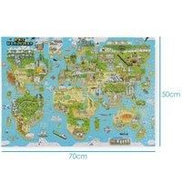 World Map 1000 Piece Jigsaw Puzzles For Adults and Kids Retro Gaming Style 8-bit World Map Jigsaw Puzzle Geography Gifts 100% Recycled Cardboard Jigsaws 1000 Pieces for Adults and Children by bopster
