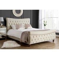 Birlea, Copenhagen Fabric Bed, Warm Stone, 180cm