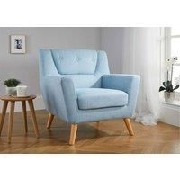 Birlea Lambeth Chair - Fabric, Duck Egg Blue