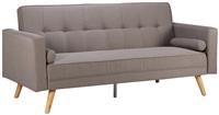 Birlea Ethan Large 2 Seater Sofa Bed Grey