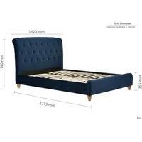 Birlea King Brompton Bed Midnight Blue