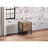Urban 2 Drawer Bedside Rustic