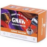 Gnaw Mocha Melts Salted Caramel 12 Individual caramel crème filled milk chocolates