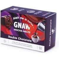 Gnaw Mocha Melts Double Chocolate 12 Individual Chocolate Crème Filled Milk Chocolates, Ideal for Coffee Stirrers or Drinking Chocolate