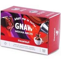 Gnaw Mocha Melts Hazelnut Praline 12 Individual Hazelnut Crema Filled Milk Chocolates