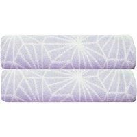 Blue 100% Cotton Towels Duck Egg Geometric Soft 500gsm Matching Bathroom Mats