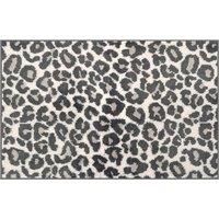Leopard Print Bath Mat Non-Slip 50 x 80cm Luxury Super Soft Deep Pile Microfibre