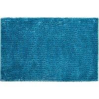 Allure Newbury Chenille Bath Mat - Turquoise, Blue