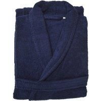 Unisex Bathrobe 100% Cotton Soft Towelling Shawl Dressing Gown Mens Ladies