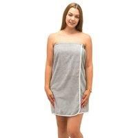 Allure Bath Fashions Supersoft 100% Cotton Shower Wrap Wearable Bath Towel, Adjustable, Easy Care, Machine Washable – Fully Guaranteed