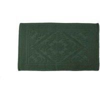 Hand Woven Country House Floral Bath Mat - 100% Cotton Cottage Style 50 x 80cm