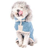 Ruff and Tumble Dog Drying Coat - Classic Collection (S, Sandringham Blue)