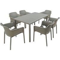 BAYFIELD FIREPIT 89cm Table with 4 ASCOT Chairs Set