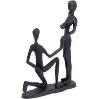 "MARRIAGE PROPOSAL" INDOOR ORNAMENT, CAST IRON in MOCHA BROWN COLOUR, AI/322