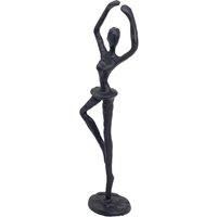 UNIQUE "BALLET GIRL" INDOOR ORNAMENT, CAST IRON in MOCHA BROWN COLOUR AI/387