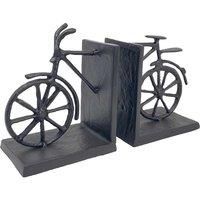 Europa Bicycle Elur Iron Book Ends 13cm Mocha