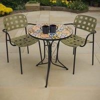 SUMMER TERRACE Cuba Bistro Set with Karin Chair