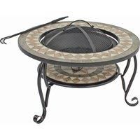 Summer Terrace Brava Low Fire Pit Natural
