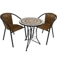 Summer Terrace Nova Bistro 60cm Set - San Remo