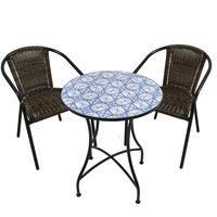 Summer Terrace Nassau Bistro 60cm Set - San Remo