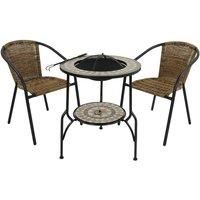 Summer Terrace Brava Fire Pit 60cm Set - San Remo