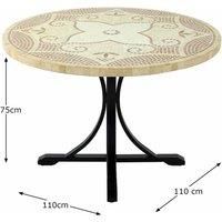 Byron Manor Provence Dining Table With 4 Ascot Deluxe Chairs Set