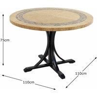 Byron Manor Vermont Dining Table With 4 Ascot Deluxe Chairs Set