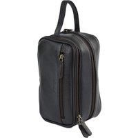 Ashwood - Men'S Leather Travel Toiletry Bag - Medium Wash Bag - Shower Bag with