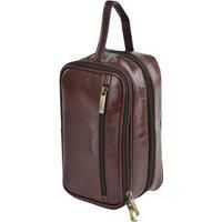 'Viaggio' Real Leather Toiletry Washbag