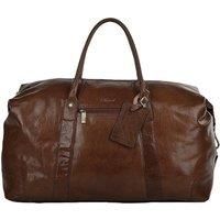 Extra Large Vegetable Tanned Real Leather Travel Holdall