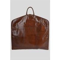 Ashwood Leather Men's 'Matteo' Real Leather Suit Carrier Harper in Tan