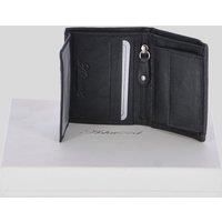 Crumble 4-Card Leather Billfold Wallet with ID & Coin Pocket