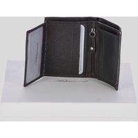 Crumble 4-Card Leather Billfold Wallet with ID & Coin Pocket