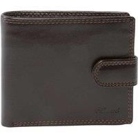 Classic Leather Billfold Wallet with 3 Card Slots & ID Tab