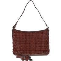 'Incanto Infinito' Vintage Woven Leather Shoulder Bag