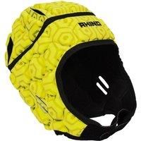 Rhino Unisex/'s Pro Head guard Headguard, Fluo Yellow, L