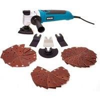 MYLEK Multi Tool 300W Oscillating Electric Multifunction Tools, Quick Blade Release - 48 Piece Accessory Kit - Carry Case