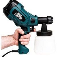 MYLEK Electric Paint Sprayer Gun 400W Indoor, Outdoor, Home or Garden, Fences, Walls, Wood, Solvents, Water Based Paints, Emulsions, Primers, Oil, Stain, Varnish, Preservatives & More