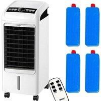 Portable Air Cooler Humidifier Evaporative Cool Fan Remote Control Digital Mylek