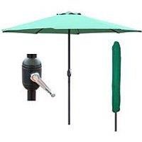 Garden Parasol Patio Table Umbrella Shade Crank Handle Lightweight Waterproof