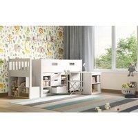 Flair Furniture Flair Charlie Midsleeper Full Set White